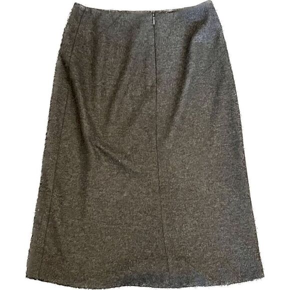 BCBG, MAXAZRIA, wool blend, midi a-line modest, workwear skirt,  size 2 ￼￼￼￼ - Picture 2 of 8